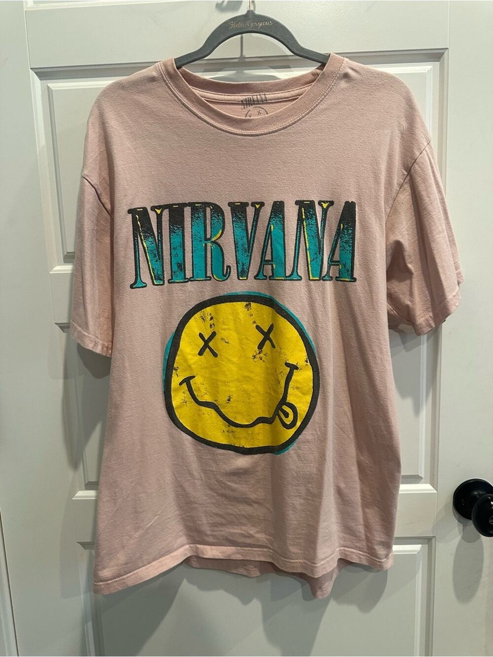 Nirvana S/M Grunge Band Graphic T-Shirt 90s Alternative Rock Kurt Cobain Tee